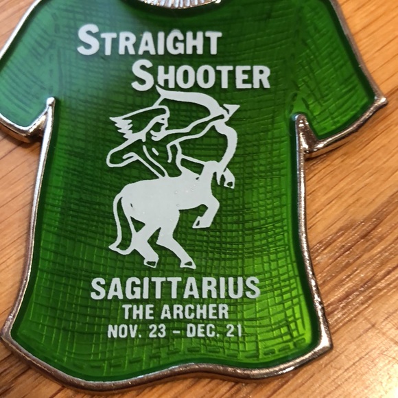 Vintage Sagittarius key ring - Picture 2 of 2